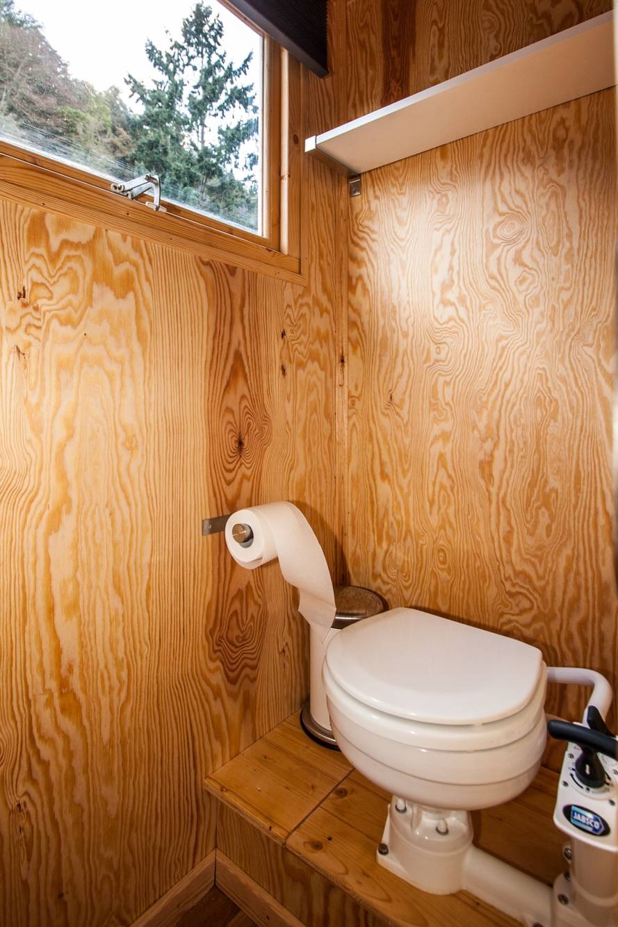 Hausboot Huckleberry Inn Toilette Hausboot Huckleberry Inn Toilette